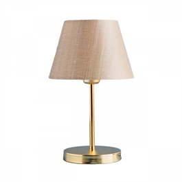 Opviq Lámpara de mesa AYD-3402 Beige y Dorado